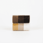 Kit Elásticos de Cabelo Tons Neutros com 24 Unidades