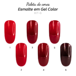 Kit 6 Esmaltes Tons de Vermelho 10ml - Real Love - Imagem 4