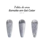 Kit 3 Esmaltes Tons Prata 10ml - Real Love - Imagem 2