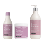 Kit Lore Hair Profissional Shampoo Condicionador e Queratina Capilar