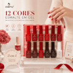 Kit Esmalte Vermelho Dafu 12 Cores - Imagem 4